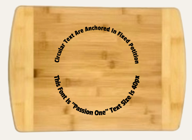 Large Cutting Board Backside Engraving Option