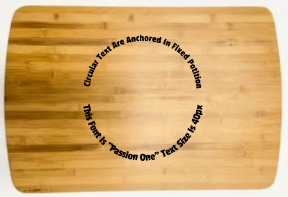 XL Cutting Board Backside Engraving Option